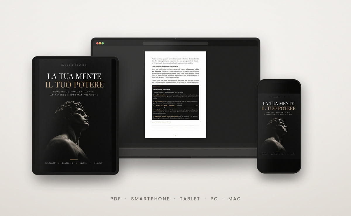 La tua mente, il tuo potere — Manuale digitale PDF